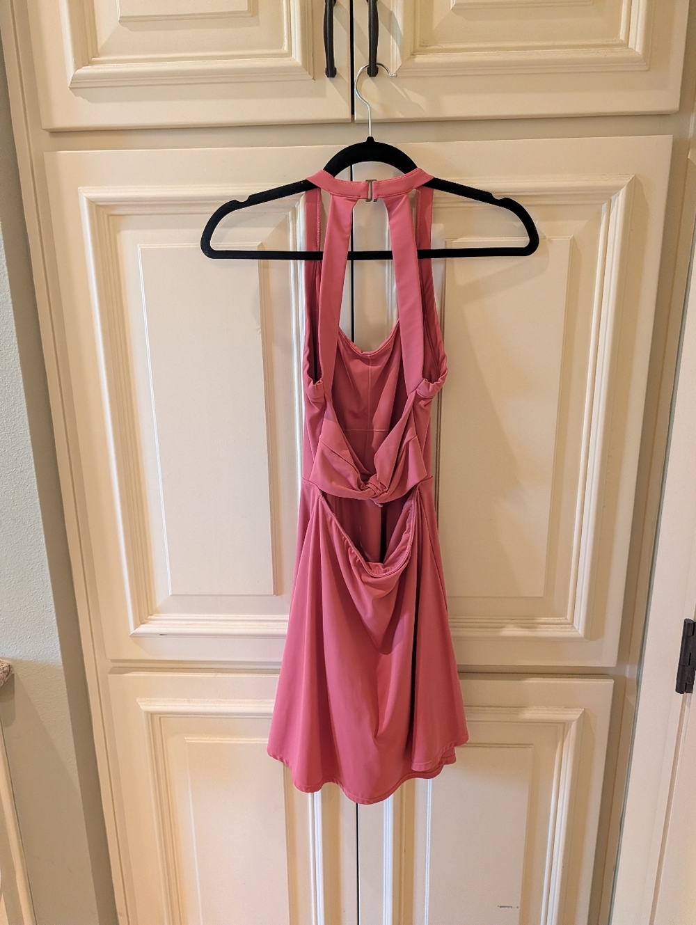 Halaraly SoftlyZero Airy Backless Twisted Active Dress Tennis Dress S Red Pink - Picture 6 of 8